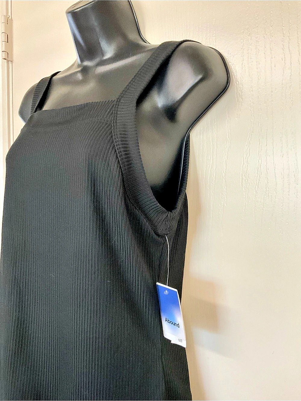 Abound Ribbed Square Neck Tank Top - Picture 3 of 5